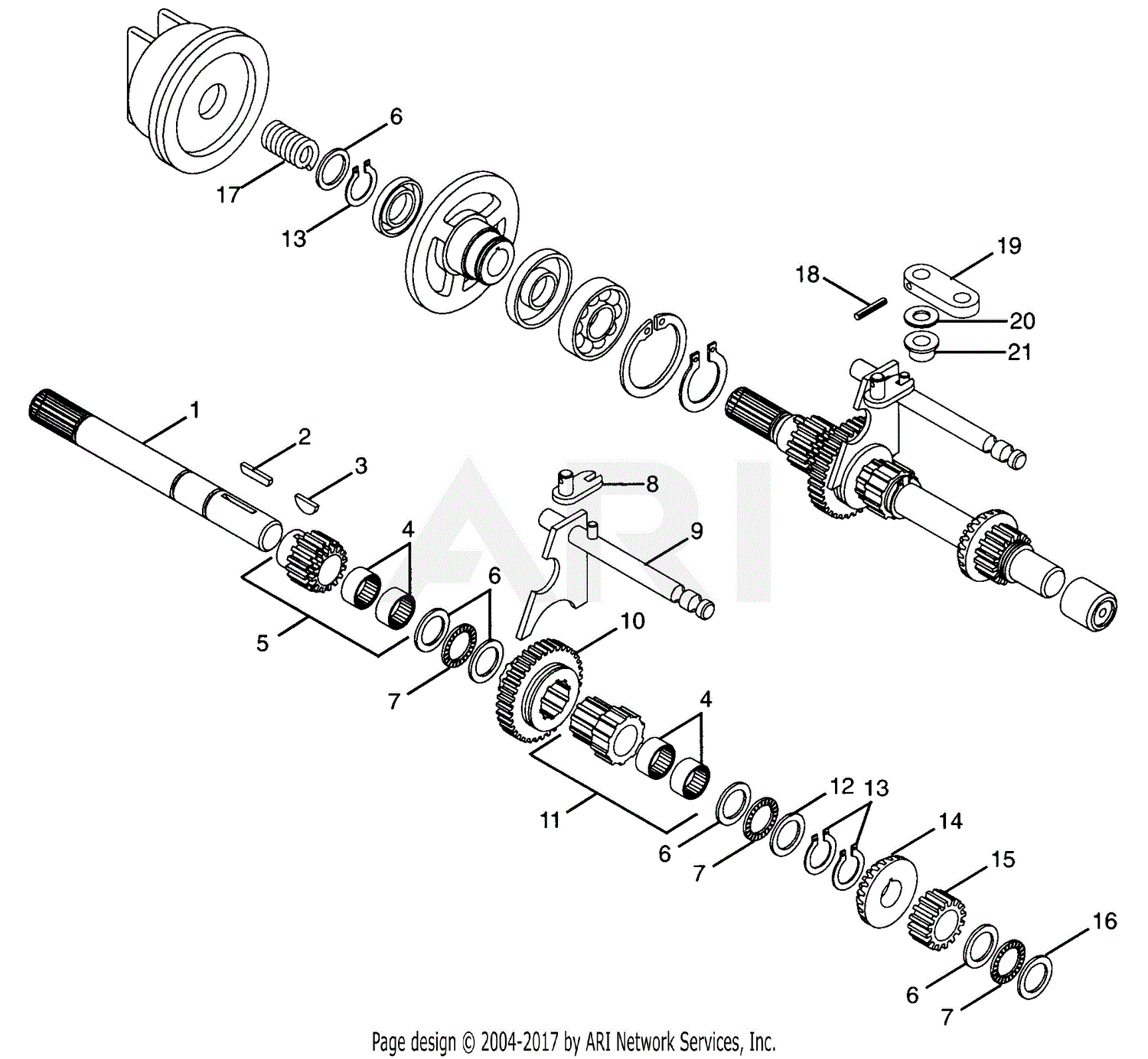 Gravely 987067 (000101 - ) 16hp Kohler, With Hydraulic Lift Parts ...