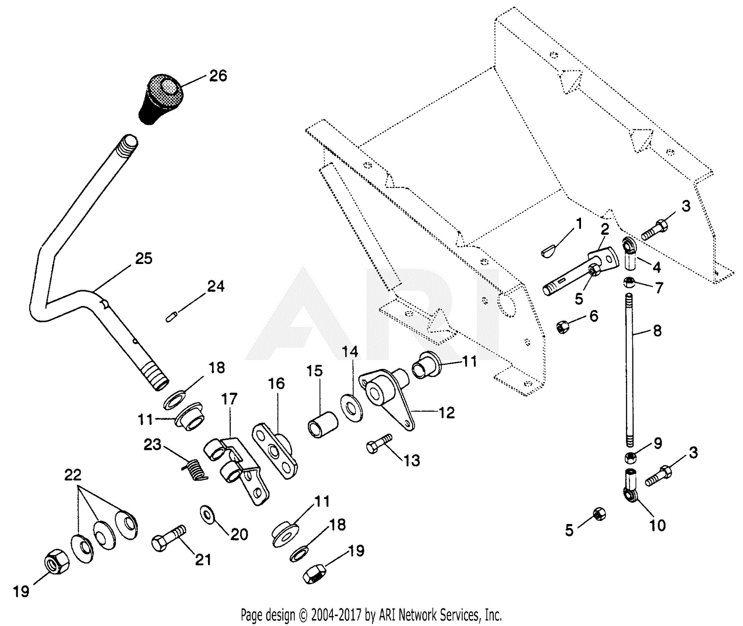 Gravely 52626 GEM, 12.5hp Kohler, Hydro Drive Parts Diagram for SPEED ...