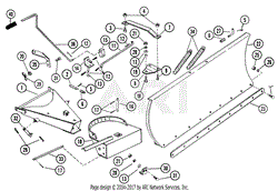 Dozer blade for cheap ride on mower