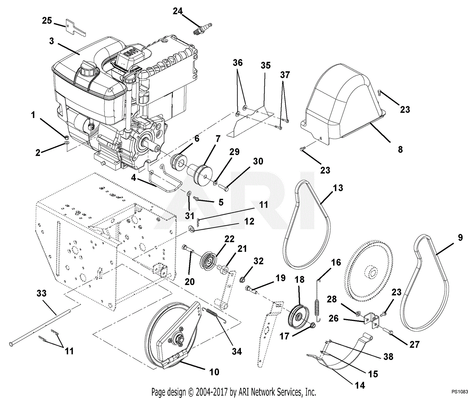 Gravely 926503 (001001 - ) 36