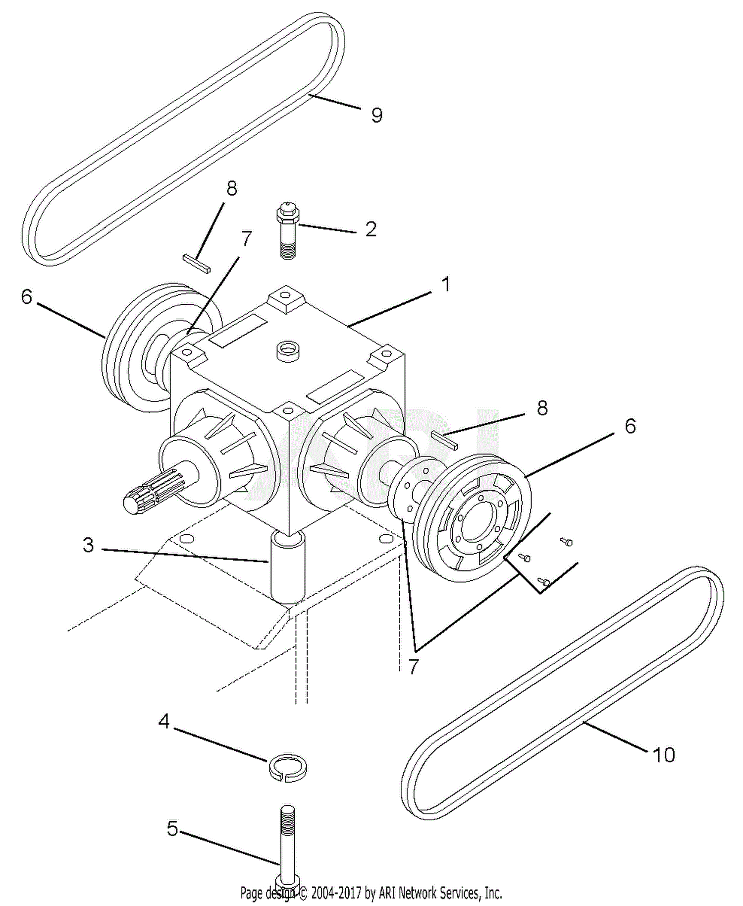 Gravely 895404 (000101 - ) TRM-3083 Reel Mower Parts Diagram for