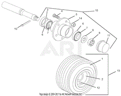 Gravely 895404 (000101 - ) TRM-3083 Reel Mower Parts Diagram for