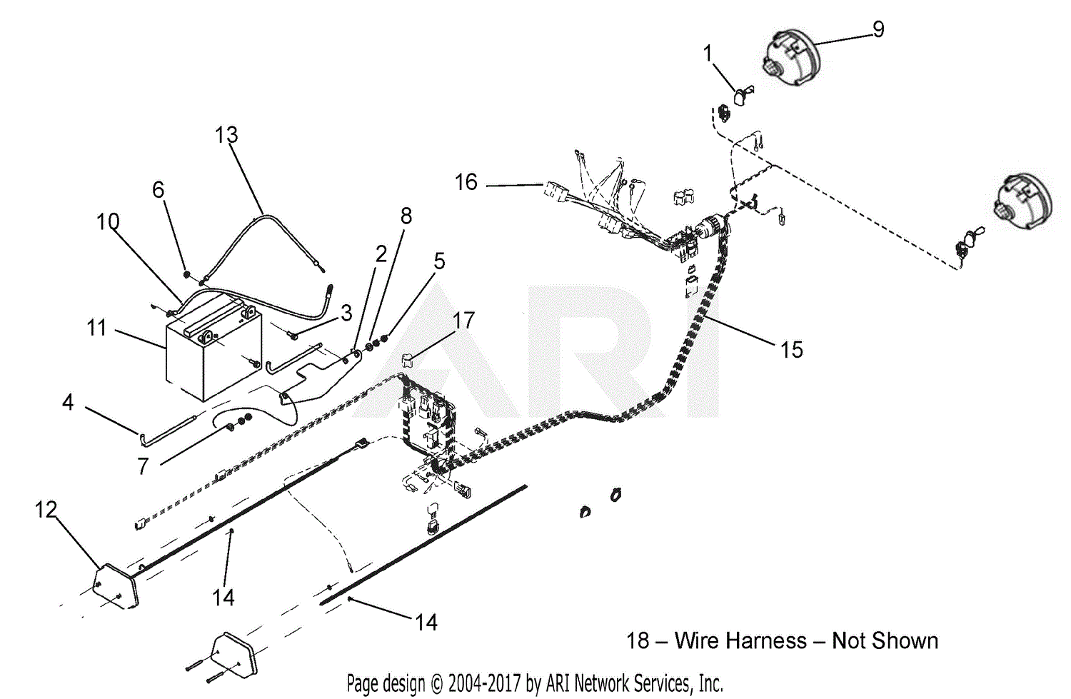 Gravely 996146 (000101 - 019999) 440RX, 4WD Treker Parts Diagram for