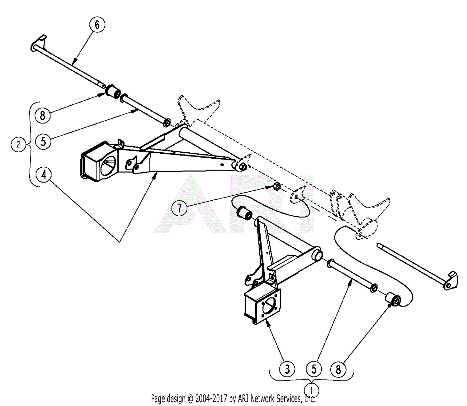 Gravely 996147 (000101 019999) 440CX, 4WD Treker Parts Diagram for