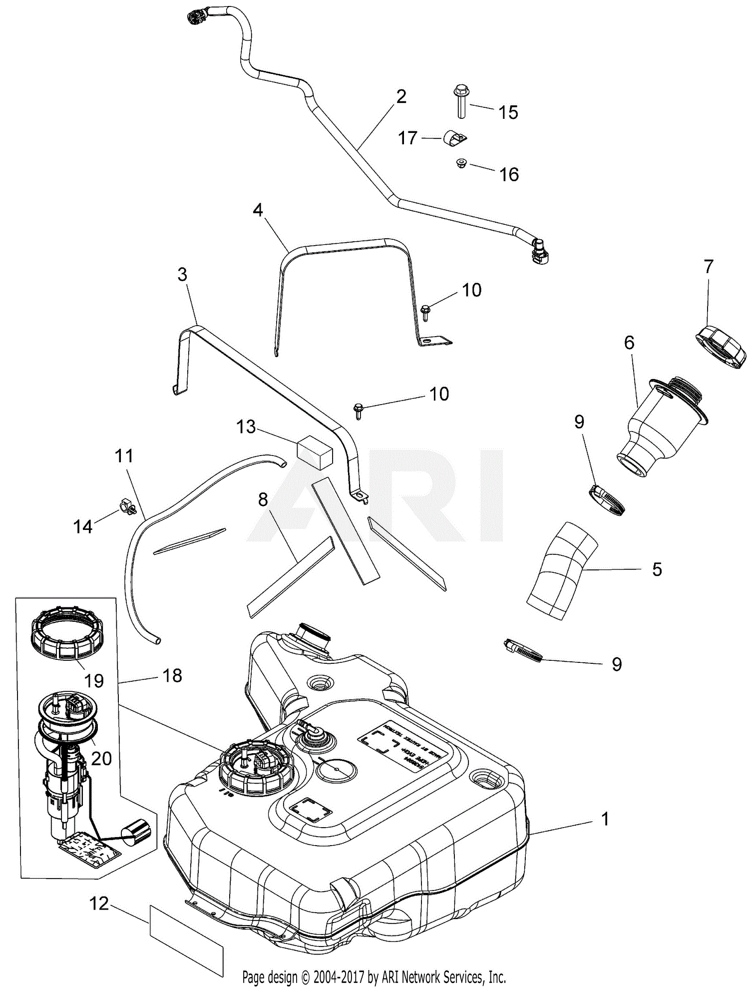 Gravely 996200 (150101 - 159999) Atlas JSV 3000 Gas, Base Parts Diagram ...