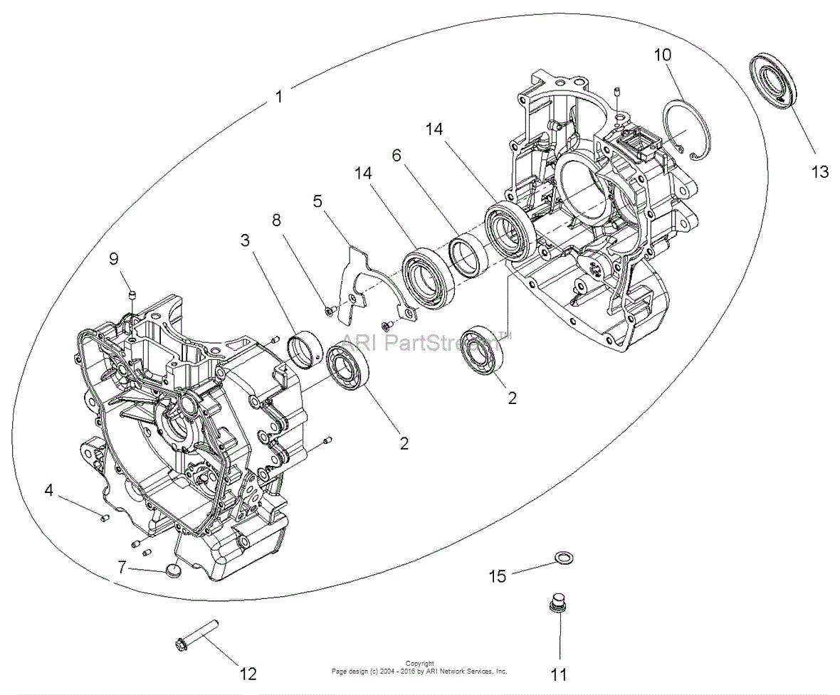 Gravely 996201 (160100 - ) Atlas JSV 6000 Gas, Crew Parts Diagram for ...