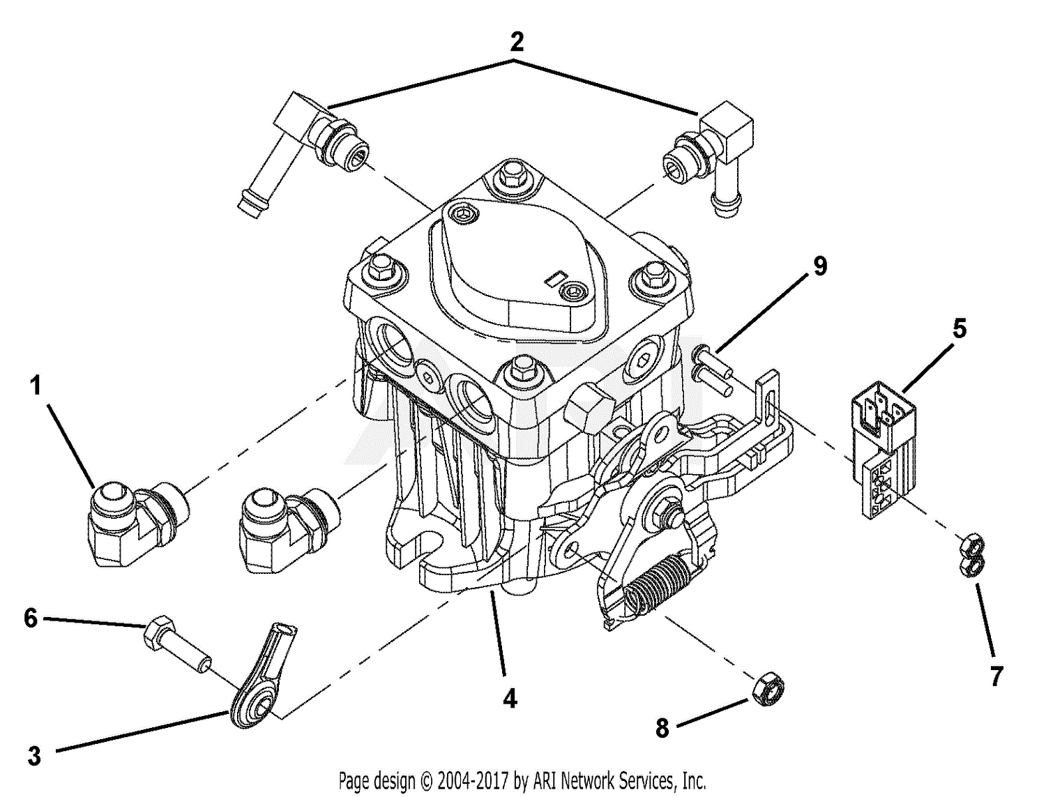 Gravely 994102 (000101 - 000206) 2352FX 23hp Kawasaki, 52 ... craftsman gt5000 wiring diagram 