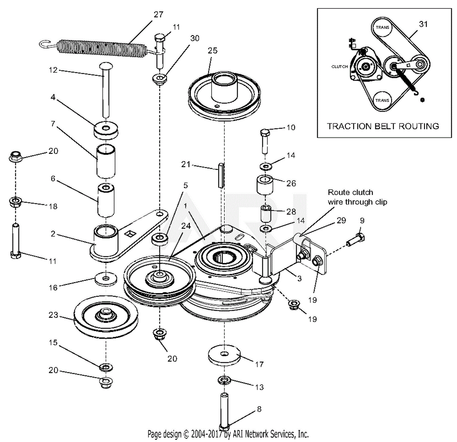 Gravely 994112 (000001 - 029999) FX691 Pro-Stance 52 Parts Diagram for ...
