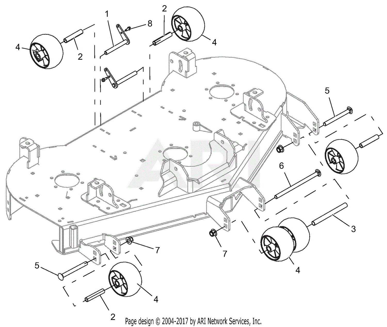 Gravely 994111 (030000 - ) Pro-Stance 48 Parts Diagram for Deck - Anti ...