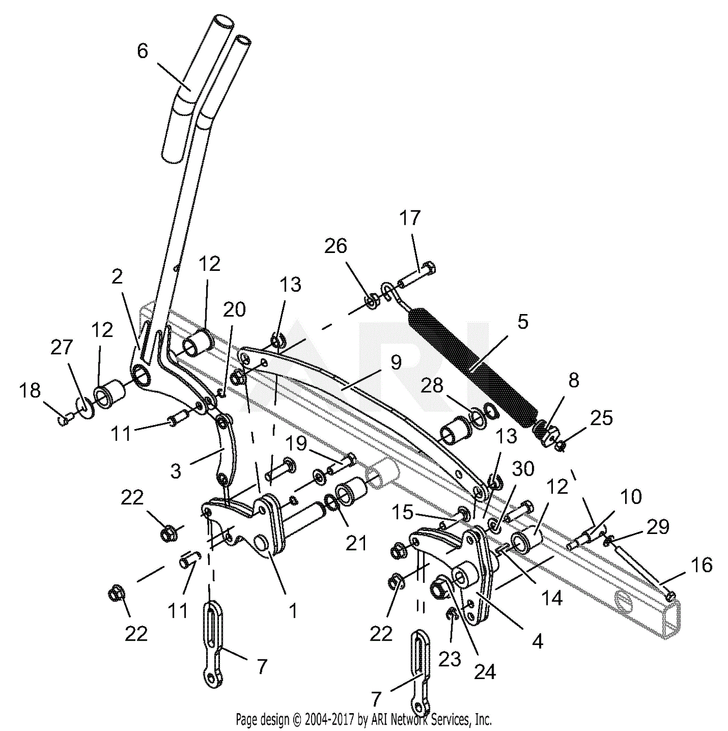 Gravely 994115 (030000 - ) Pro-Stance 61 EFI Parts Diagram for Deck ...