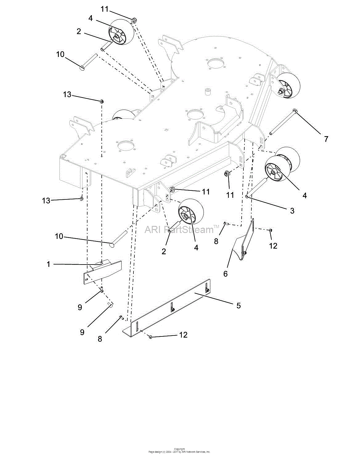 Gravely 994601 (000101 - ) Surfer GSRKA1948S Parts Diagrams