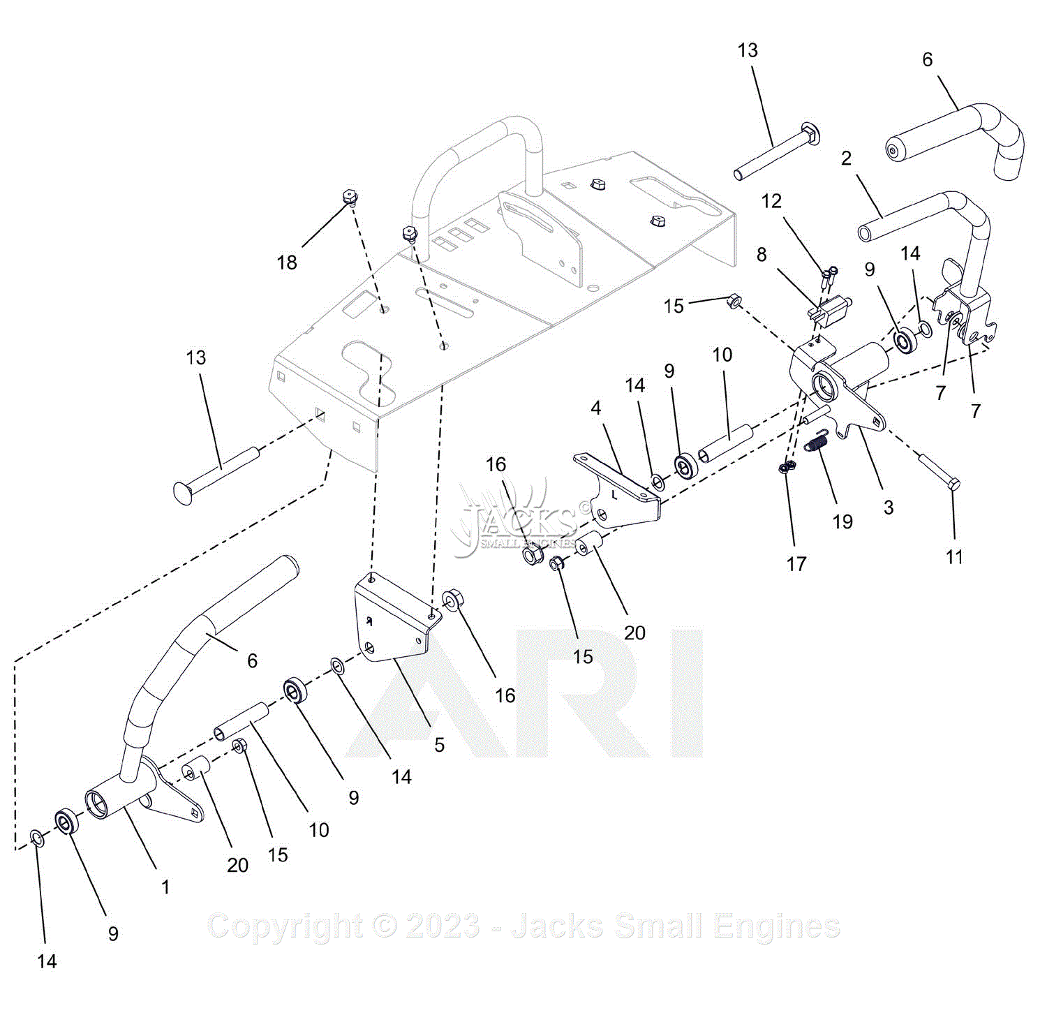 Gravely 994150 (000101 - ) Pro-Stance 48 Parts Diagram for Parts List ...