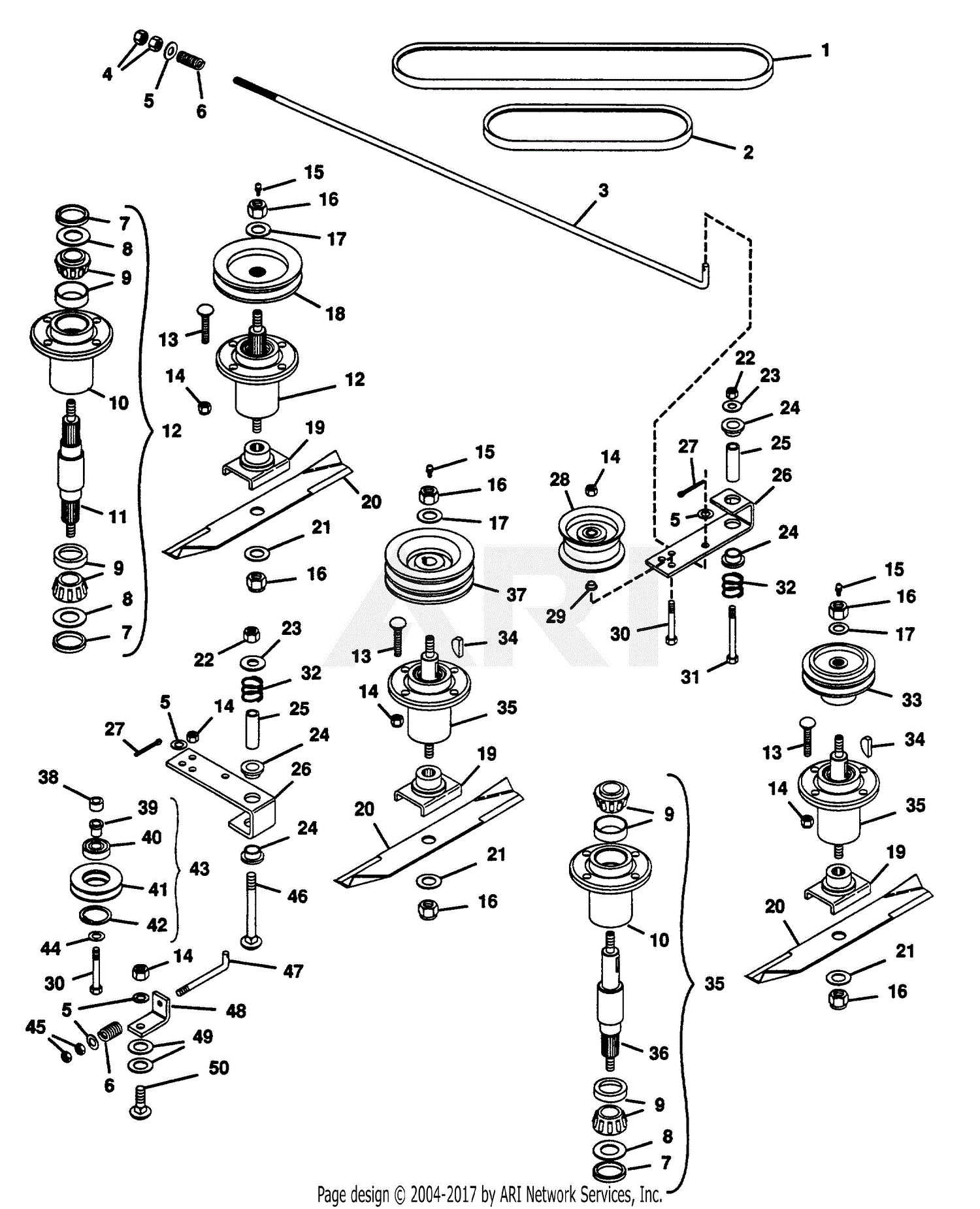 Gravely 888007 (000101 - 000101) 50