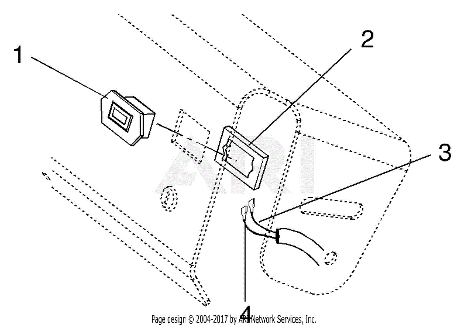 Gravely 788042 Hour Meter Kit Pro Series Parts Diagram for Hour Meter Kit