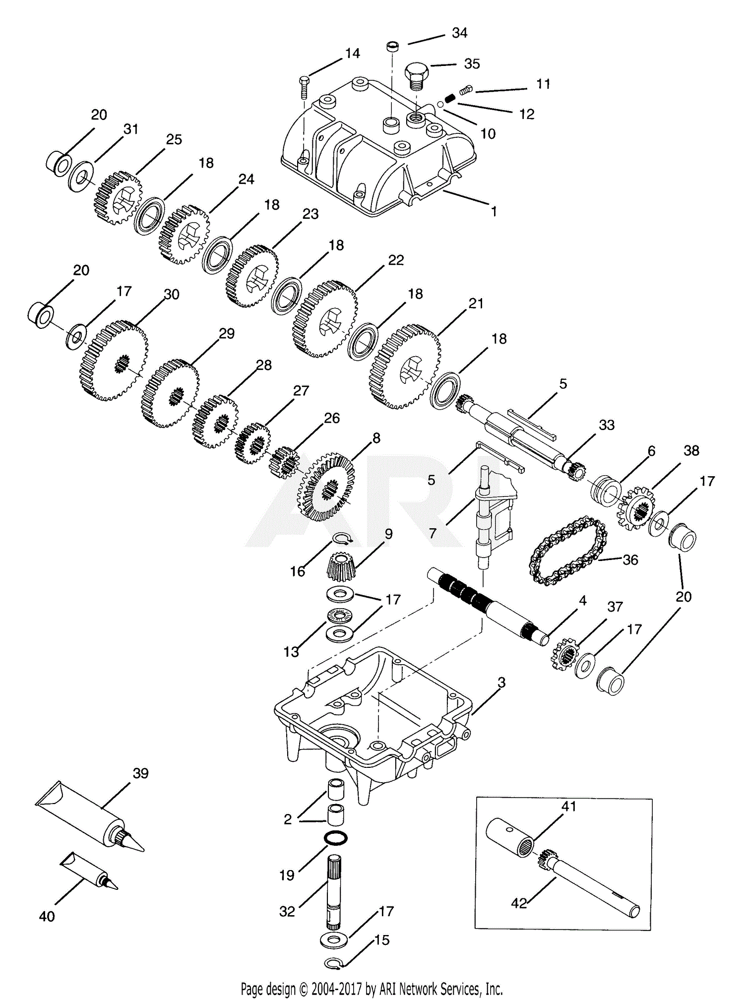 Gravely 988086 (000101 - ) Pro 150, 12.5hp Tecumseh Parts Diagram for ...