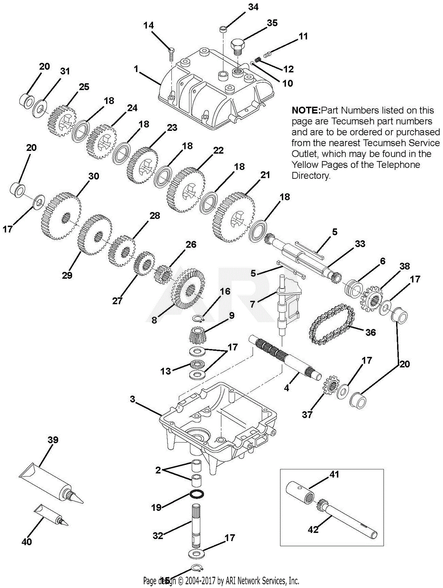 Gravely 988102 (005100 - 005999) GR1548FX Parts Diagram for Transmission