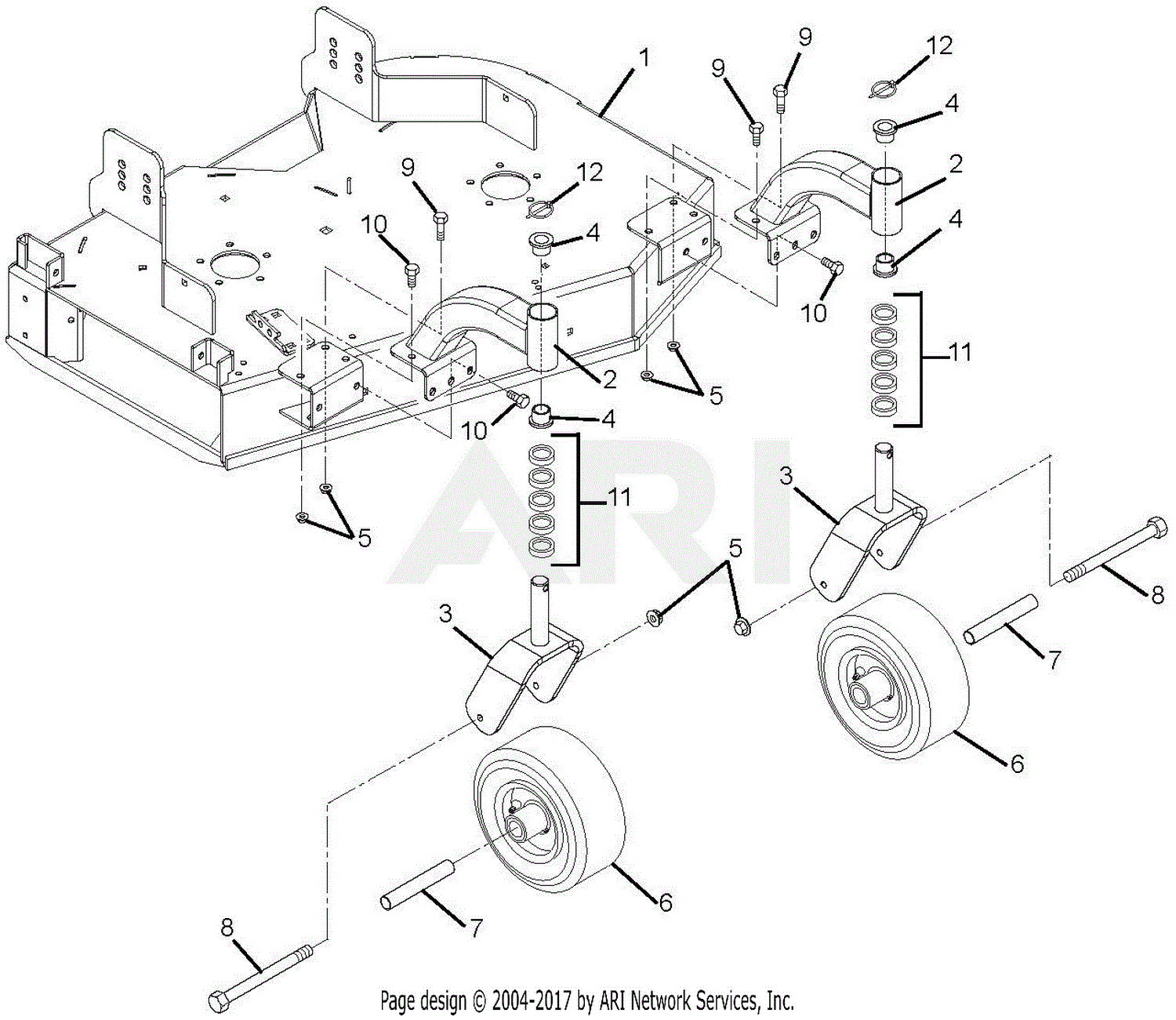 Gravely 988122 (006000 - ) GR1334FXP Parts Diagram for 34