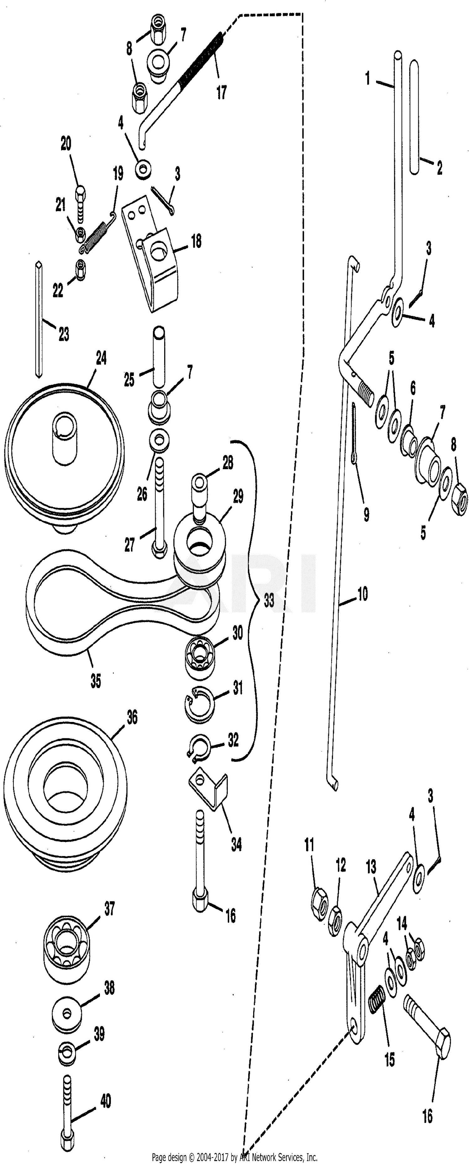 Gravely 988020 (000101 - ) Pro 300, 20HP Parts Diagram for PTO Clutch ...