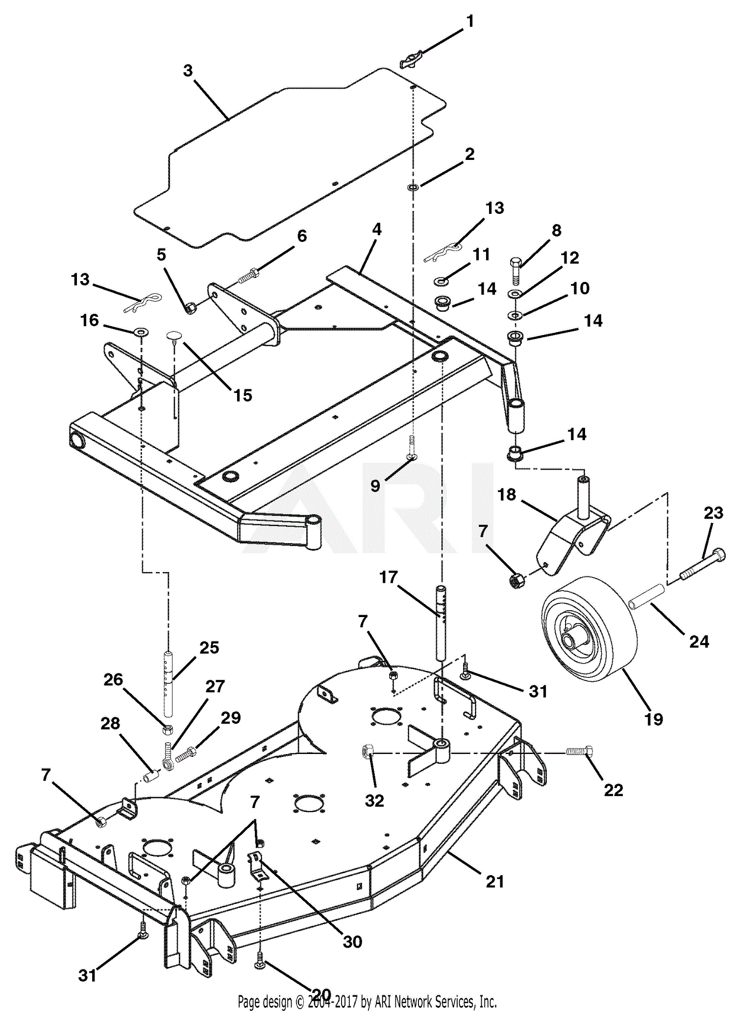 Gravely 988109 (000101 - 001999) Electric, 52