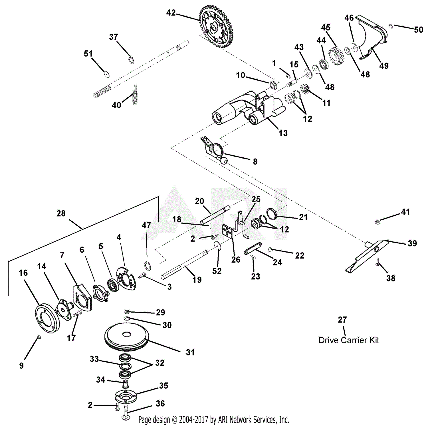 Gravely 911197 (022000-) LM21SW Parts Diagram for Friction Wheel And ...