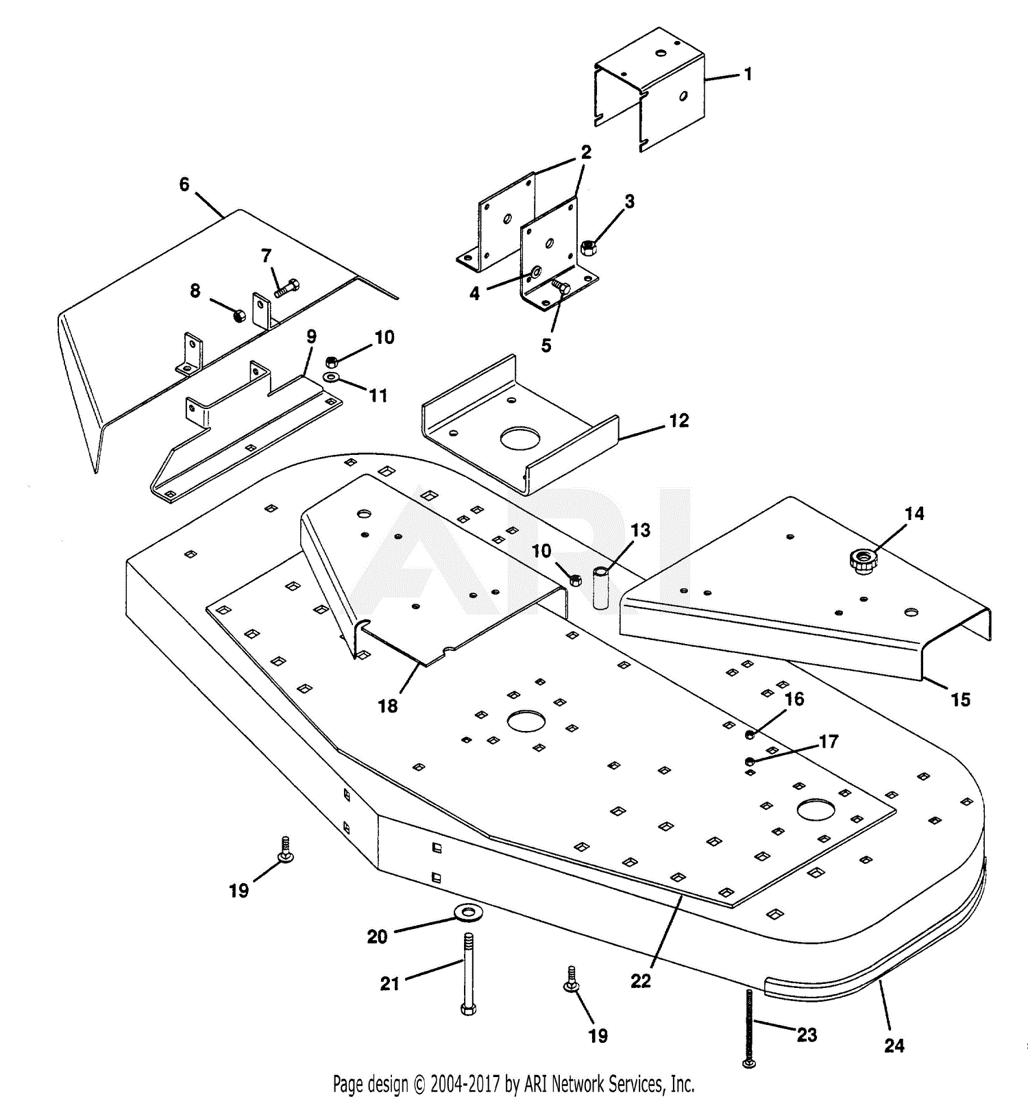 Gravely Mower Deck Parts Diagram 