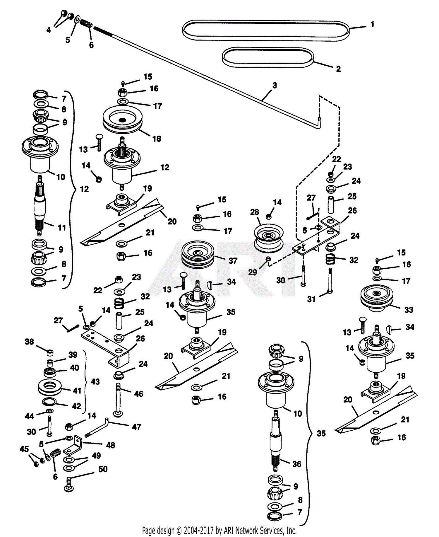 Gravely 889003 (000101 - 003044) 60