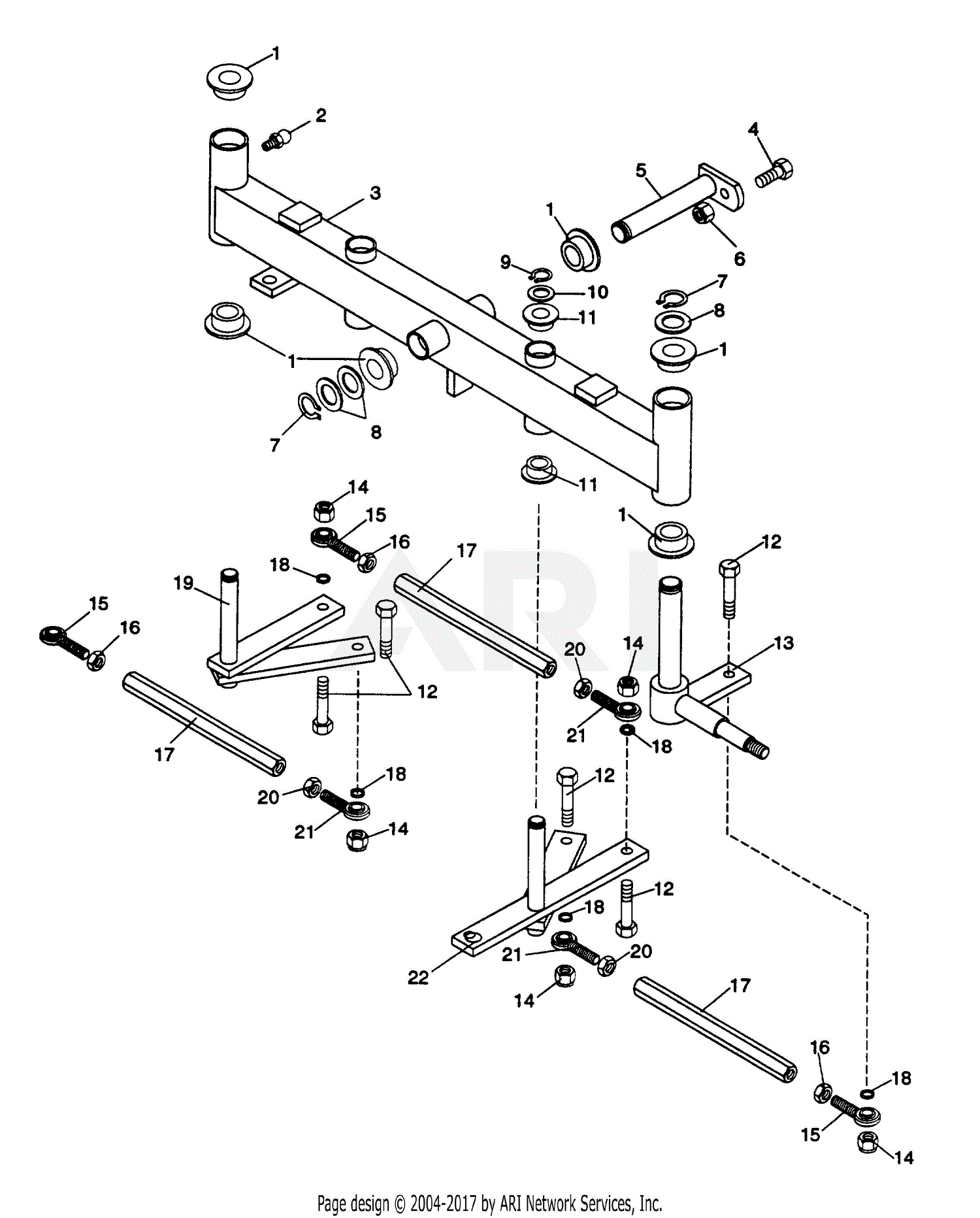 Gravely 789054 Four Wheel Drive Assist Pm400 Parts Diagrams