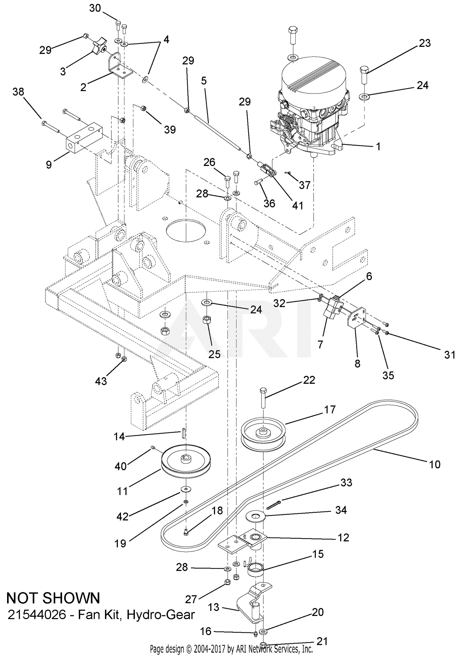 Gravely 895404 (000101 - ) TRM-3083 Reel Mower Parts Diagram for