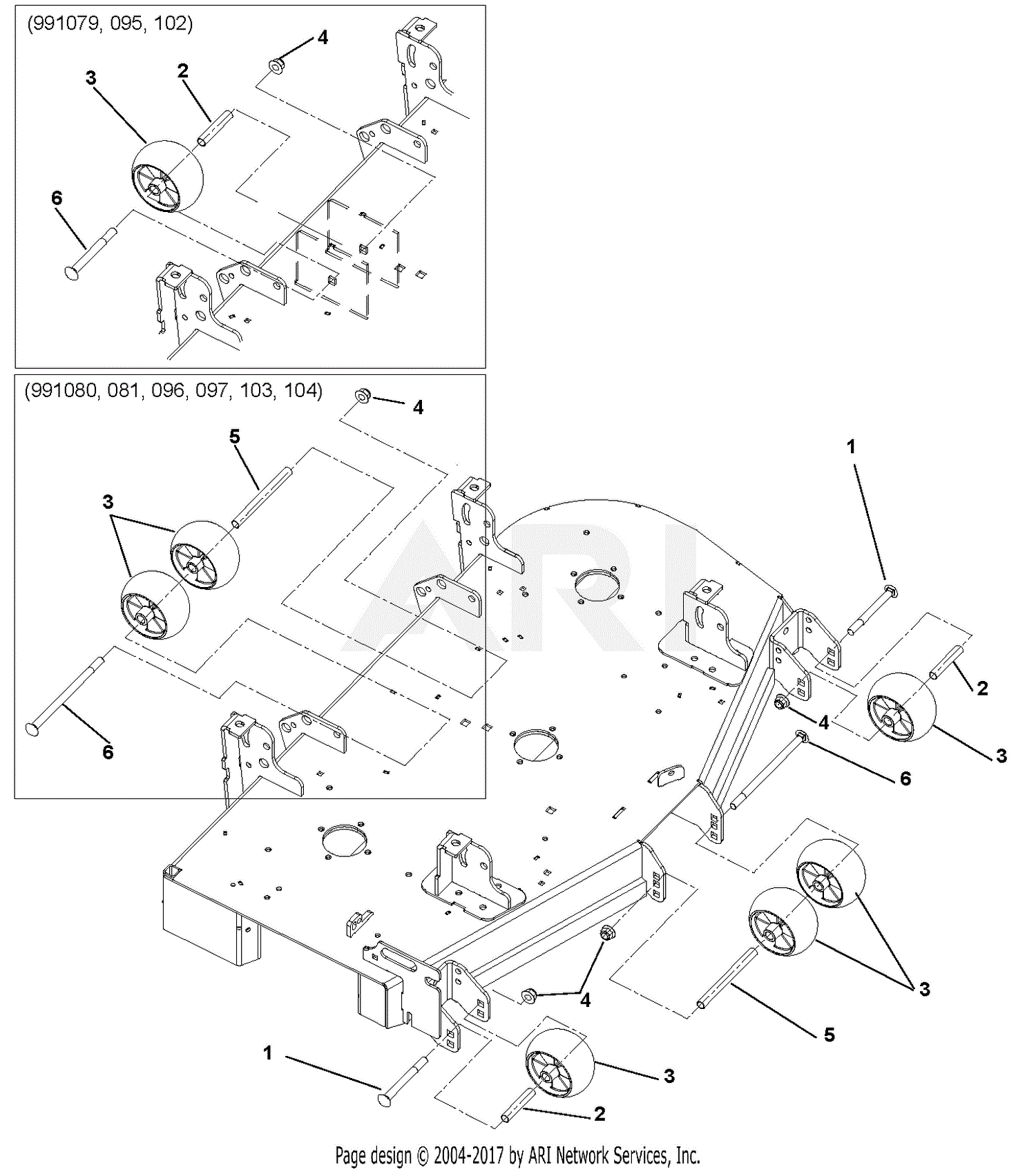 Gravely 991081 (020000 - 020999) Pro-Turn 160 Parts Diagram for Anti ...