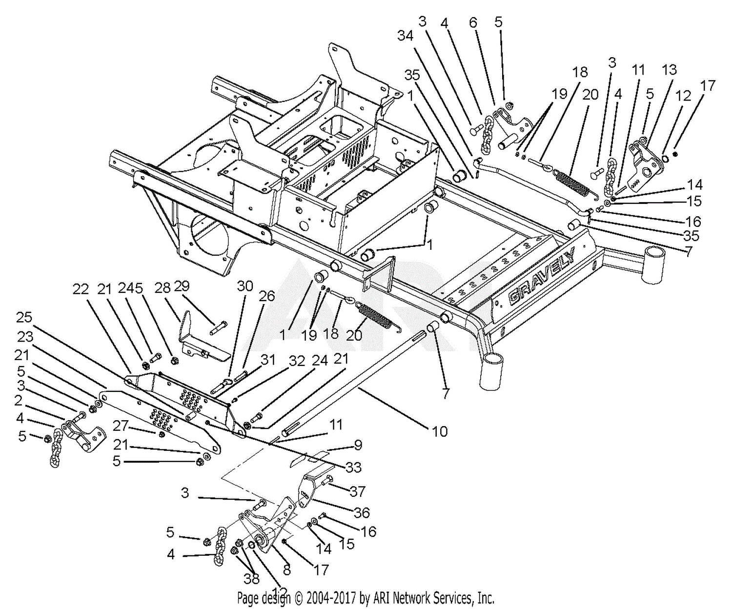 Gravely Zero Turn Drive Belt Diagram