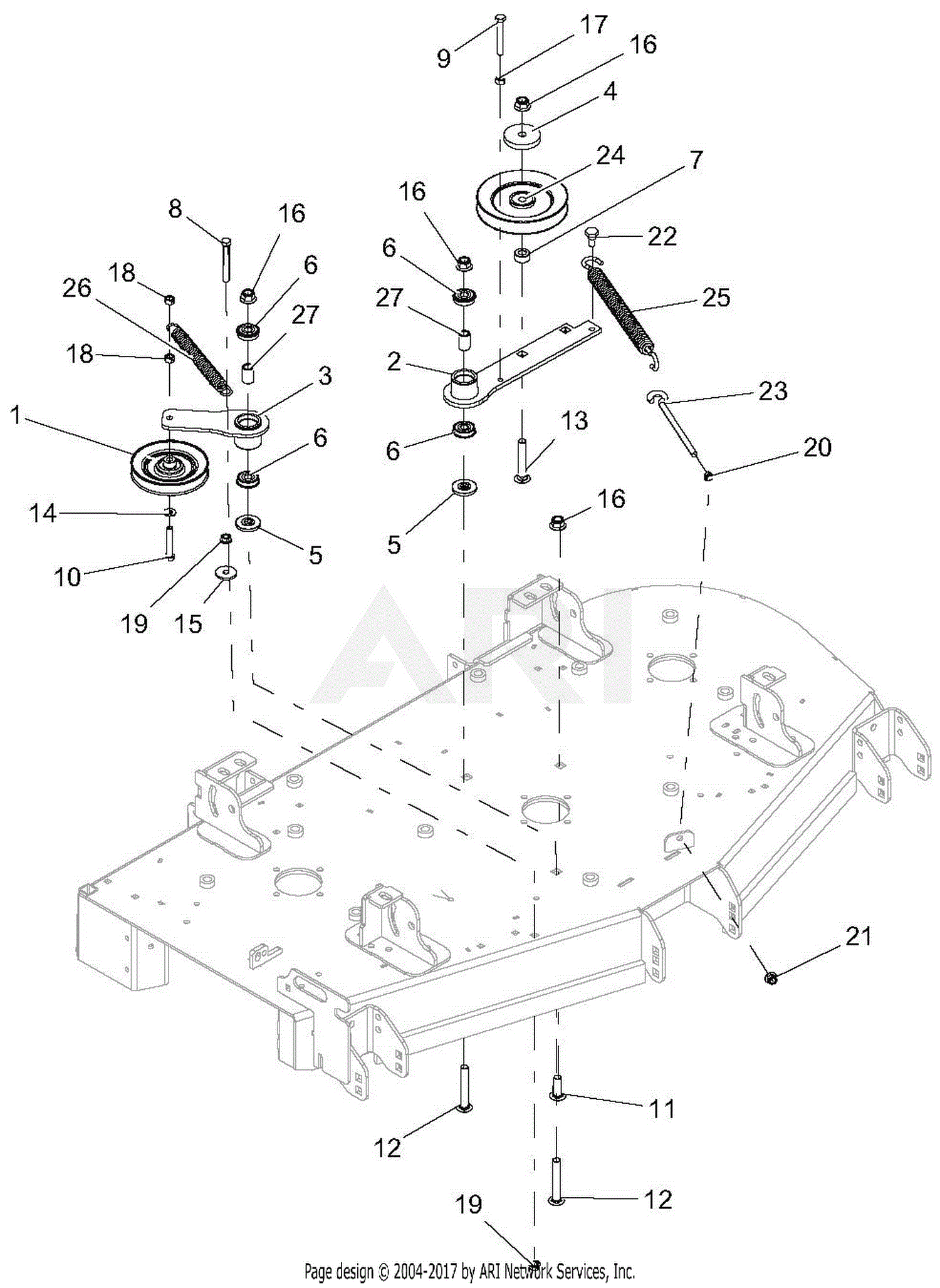 Gravely 992325 (031999 - 039999) Pro-Turn 252 CE Parts Diagram for ...