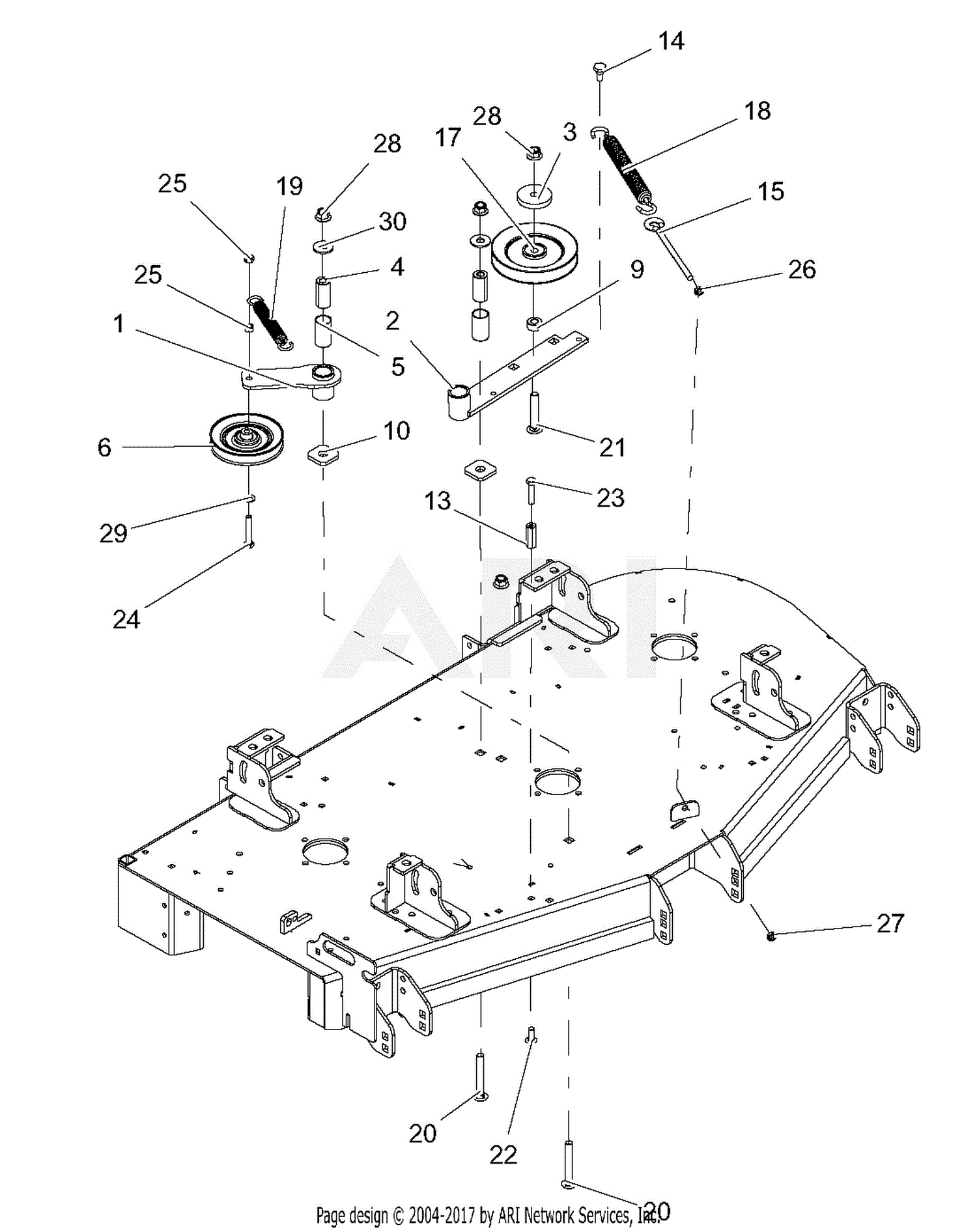 Gravely 992230 (020000 - 029999) Pro-Turn 452, Kawasaki, 52