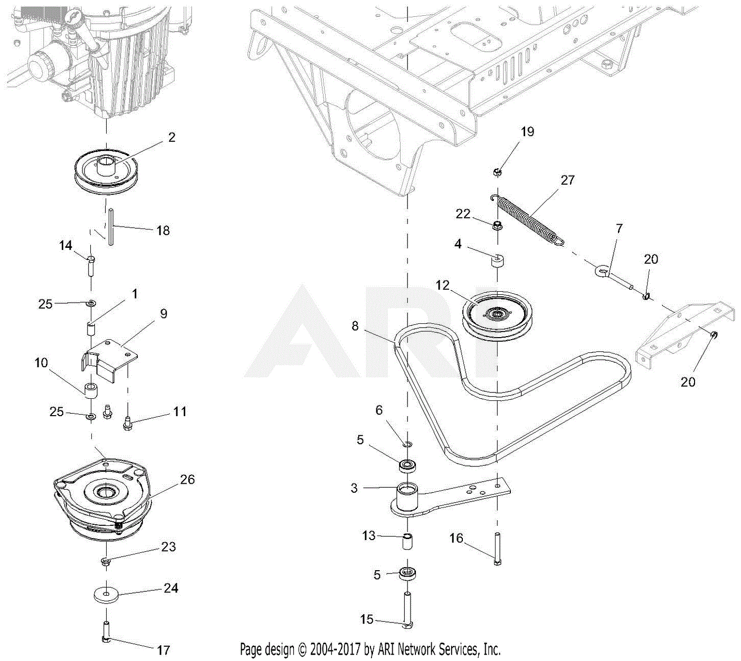 Gravely 992239 (041000 - ) Pro-Turn 472 Parts Diagram for ... gravely tractor parts diagram 