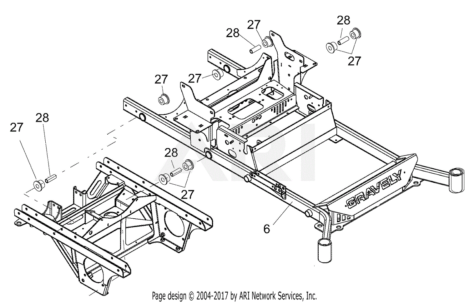 Gravely 992240 (001000 - 019999) Pro-Turn 472 Diesel Parts Diagram for ...