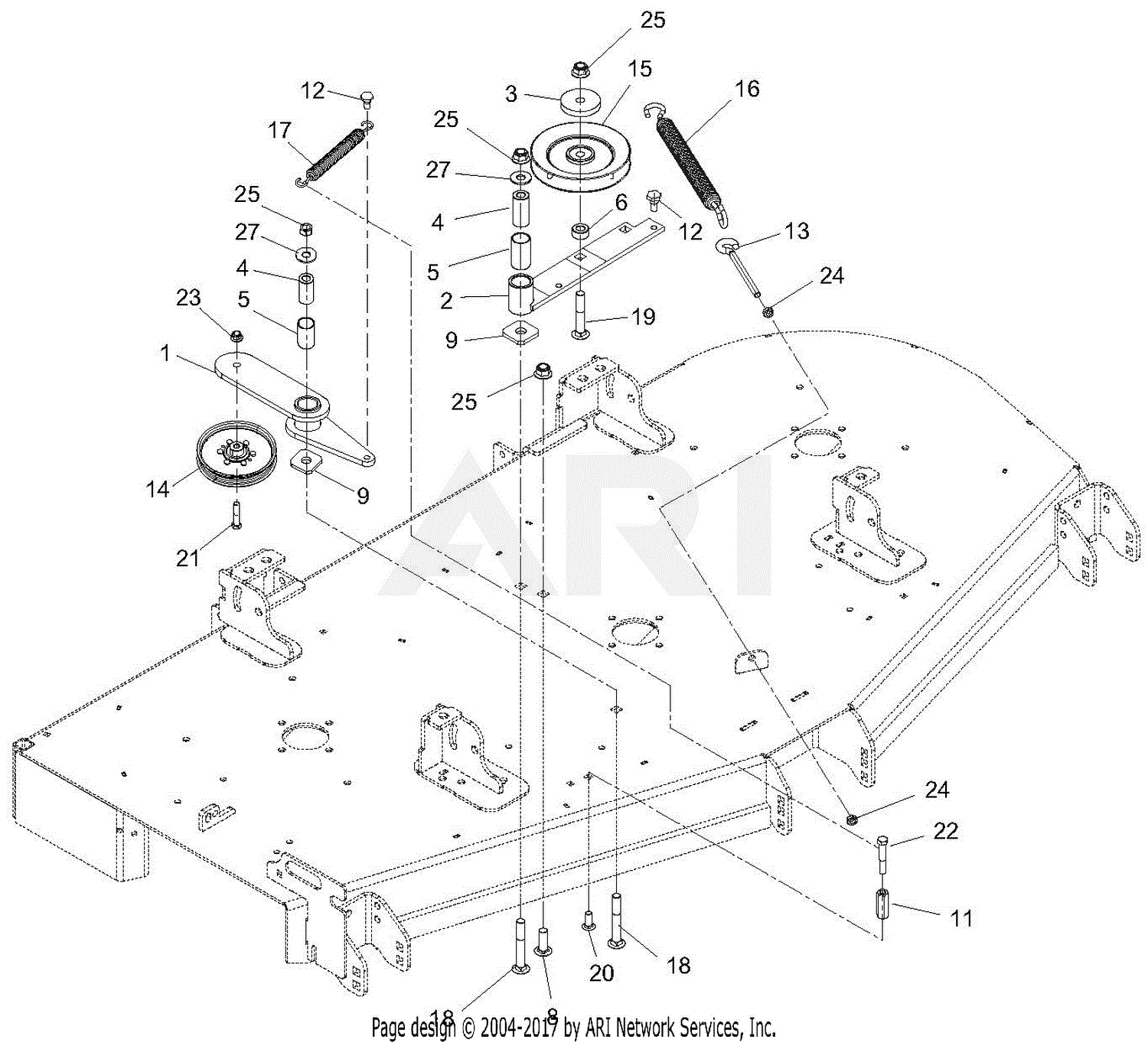 Gravely 992239 (000101 - 019999) Pro-Turn 472 Parts Diagram for 72 ...