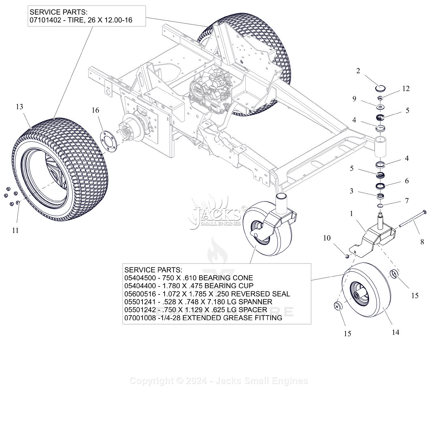 Gravely 992503 (003000 - 003999) Pro-Turn 660 EFI Parts Diagram for ...