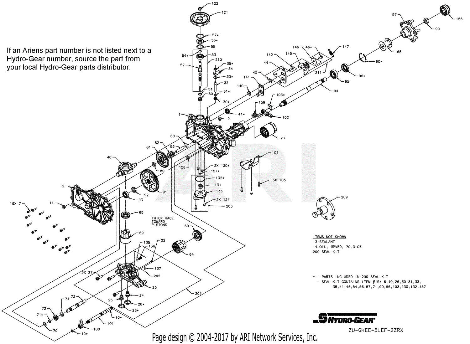 Gravely 991200 (030000 - 039999) Pro-Turn 48