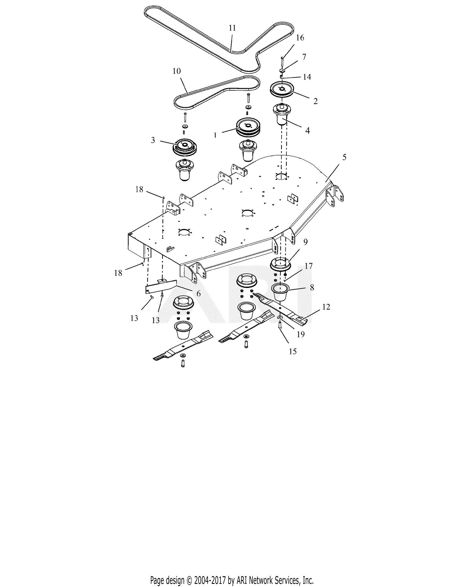 Gravely 991217 (010000 - ) Pro-Turn 60