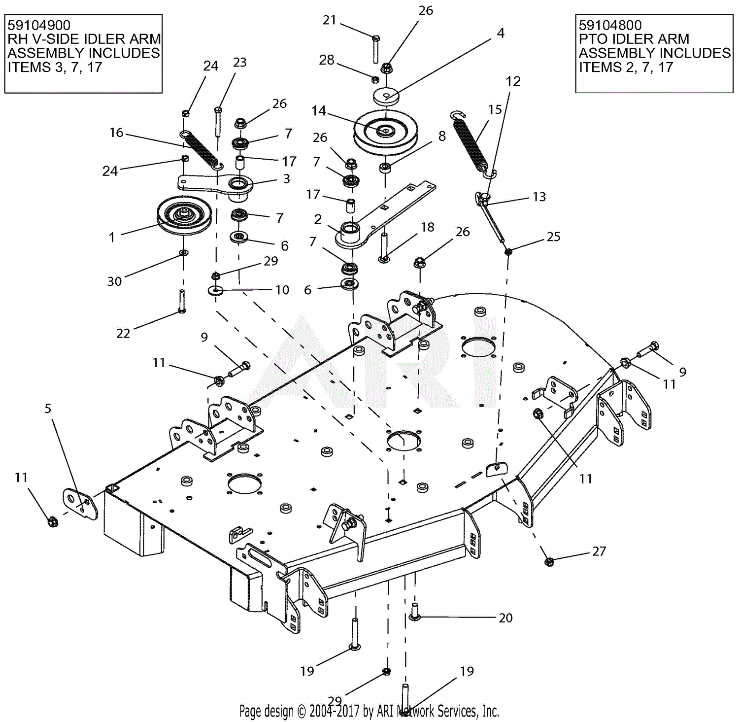 Gravely 991307 (030000 - ) Pro-Turn 52