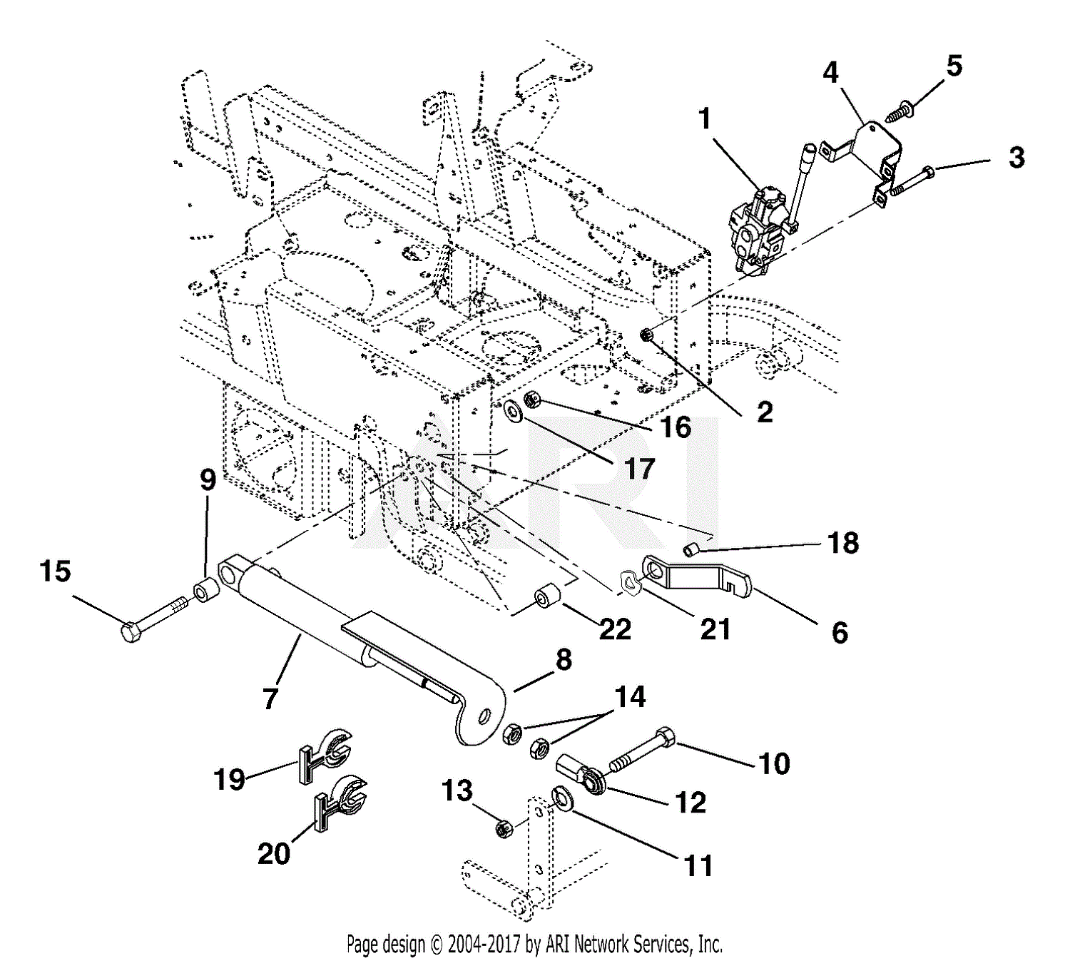 Gravely 992044 (000101 - 000499) PM152Z, 19hp Kawasaki, 52