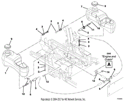 Gravely 992043 (002501 - 003999) PM148Z, 21hp Kawasaki, 48 ... 152 gravely belt diagram 