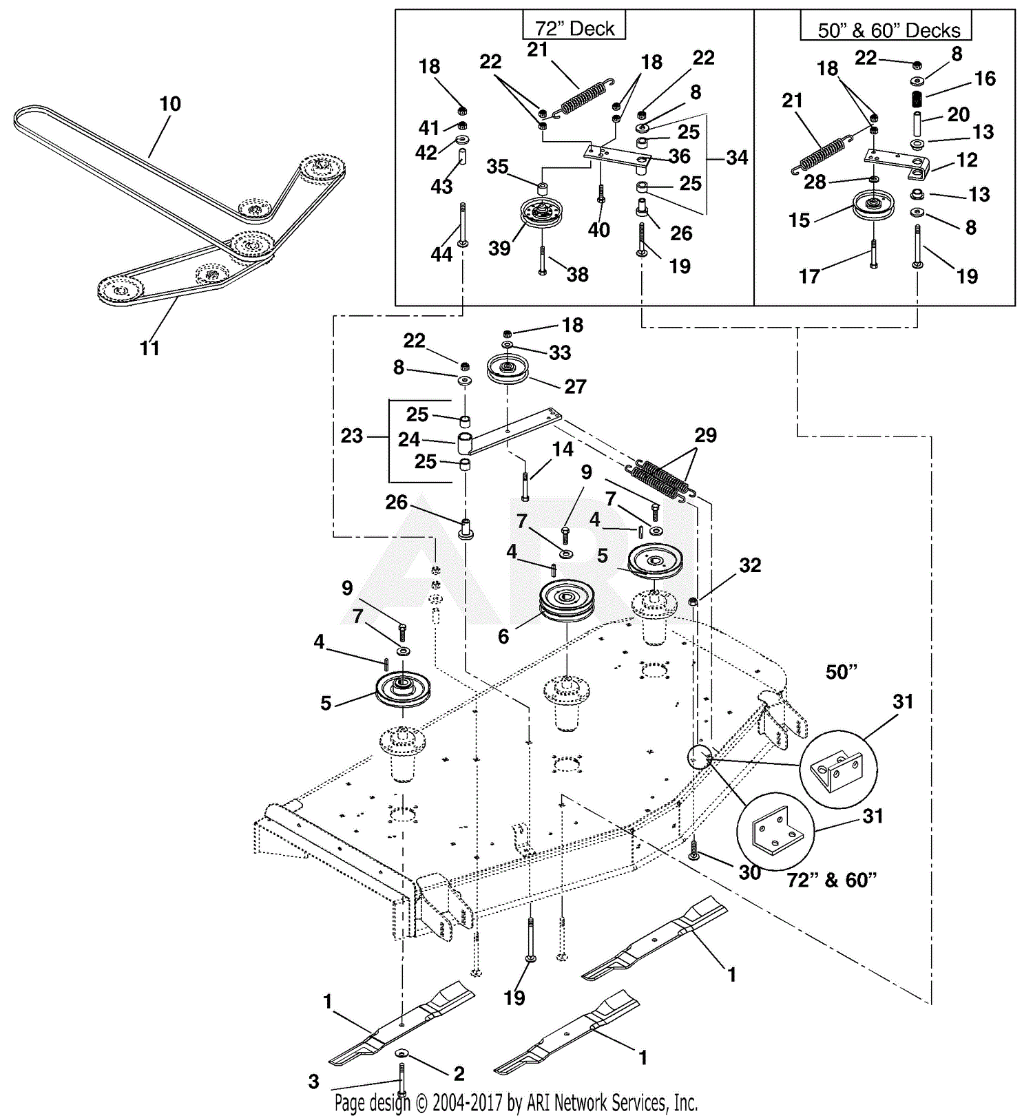 Gravely 992020 (031000 - 034999) PM260Z, 25hp Kohler, 60