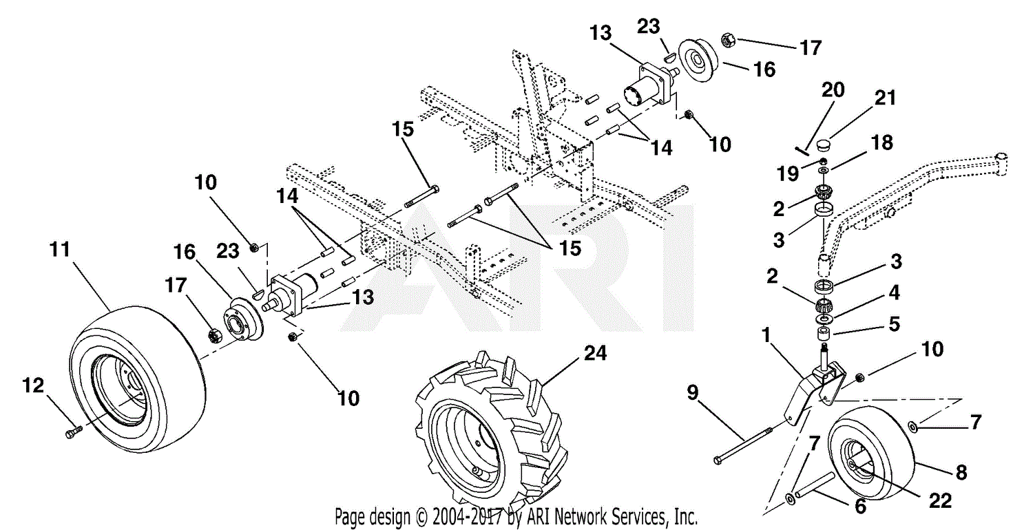 Gravely 992029 (031000 - 034999) PM260Z, 25hp Kawasaki, 60 ... 25 kohler engine wiring diagram 