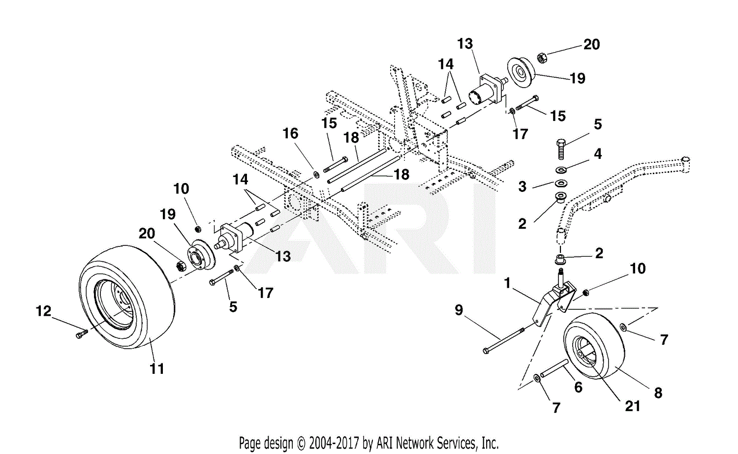 Gravely 992031 (030000 - ) B&S 20 Hp. Intek 50