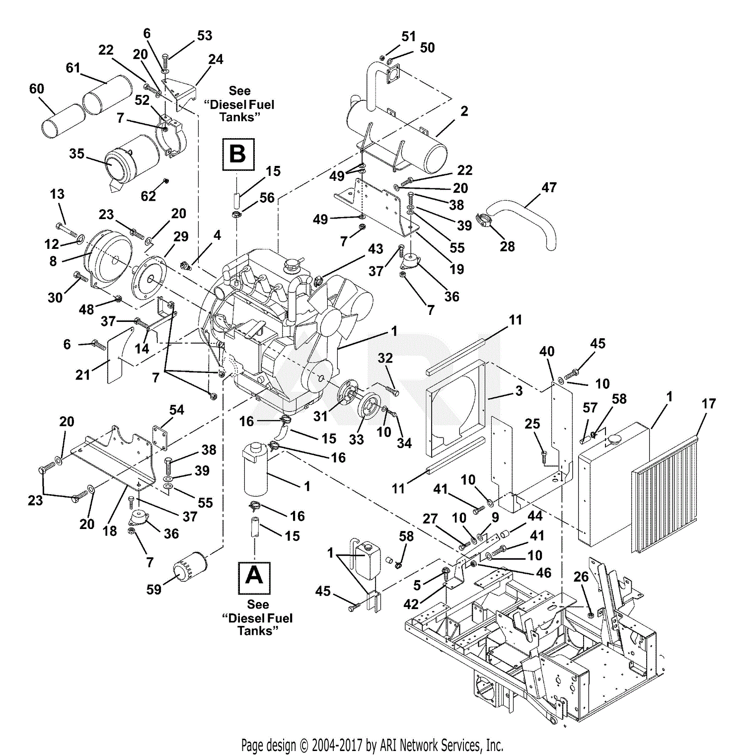 Gravely 992060 (000500 - 001500) PM260Z, 27hp Daihatsu, 60 ... daihatsu fuel pump diagram 