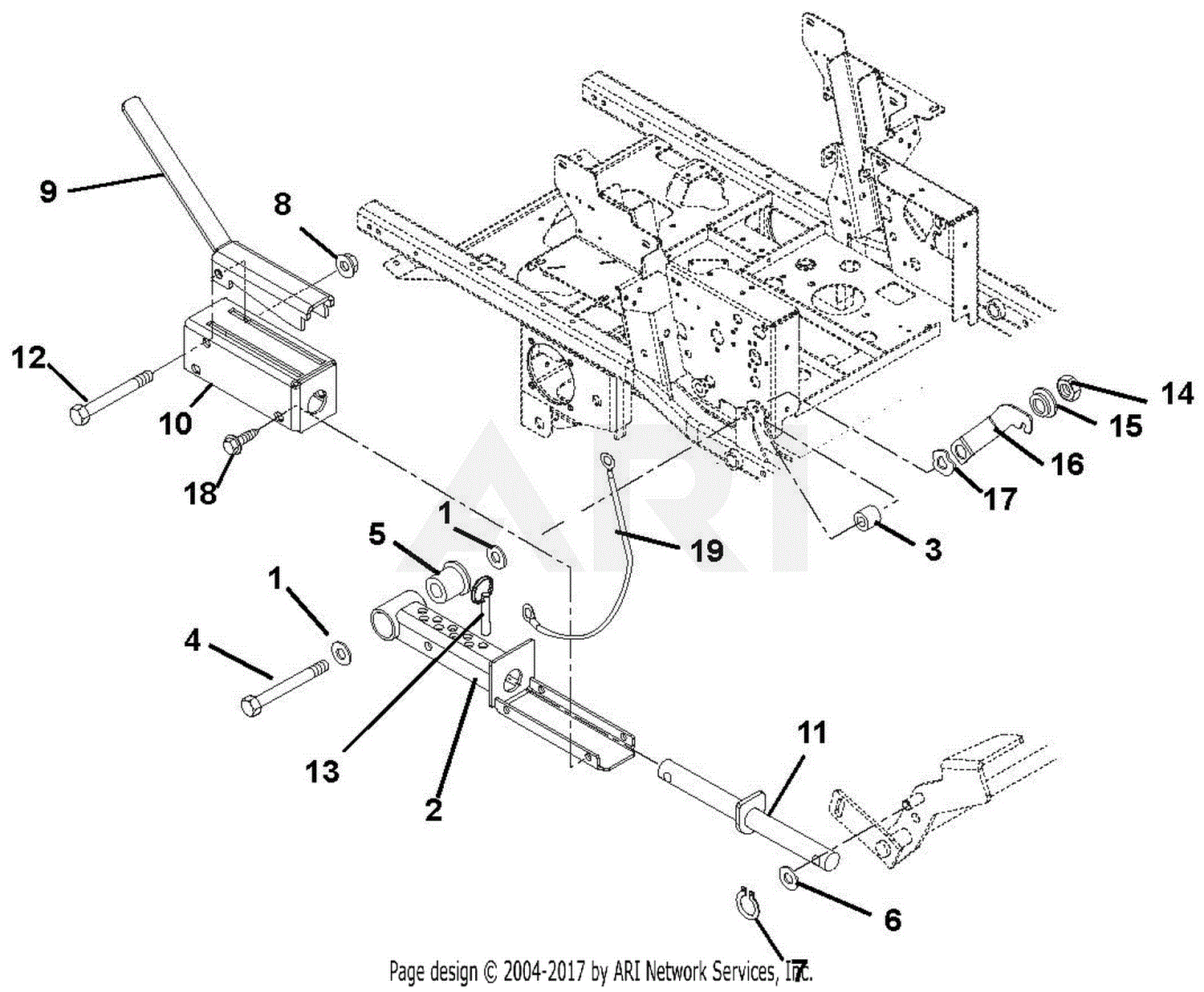 Gravely 992161 (003000 - ) PM252M XDZ Parts Diagram for Mechanical Deck ...