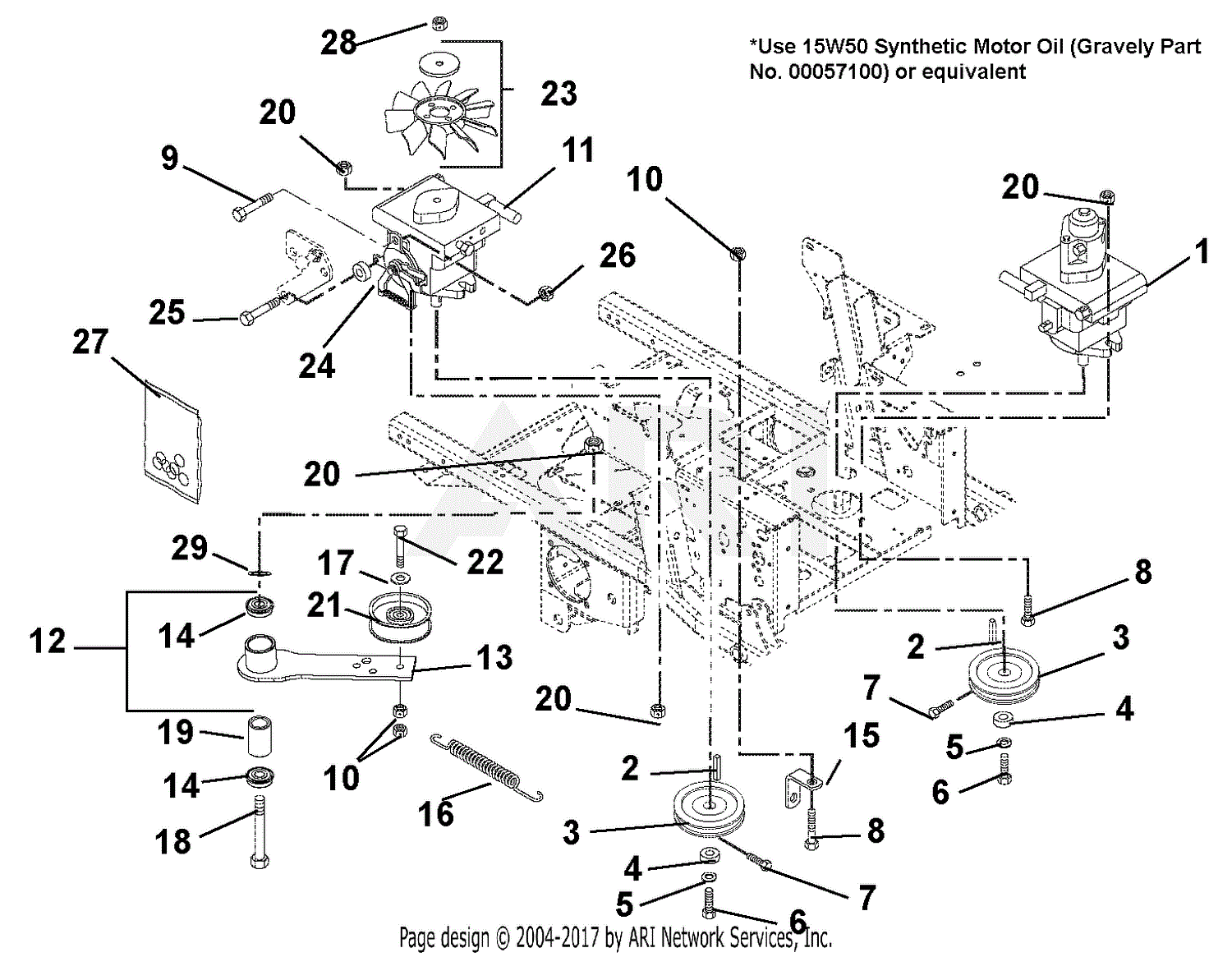 Gravely 992217 (030000 - 040999) Pro-Master 260H Parts Diagram for ...