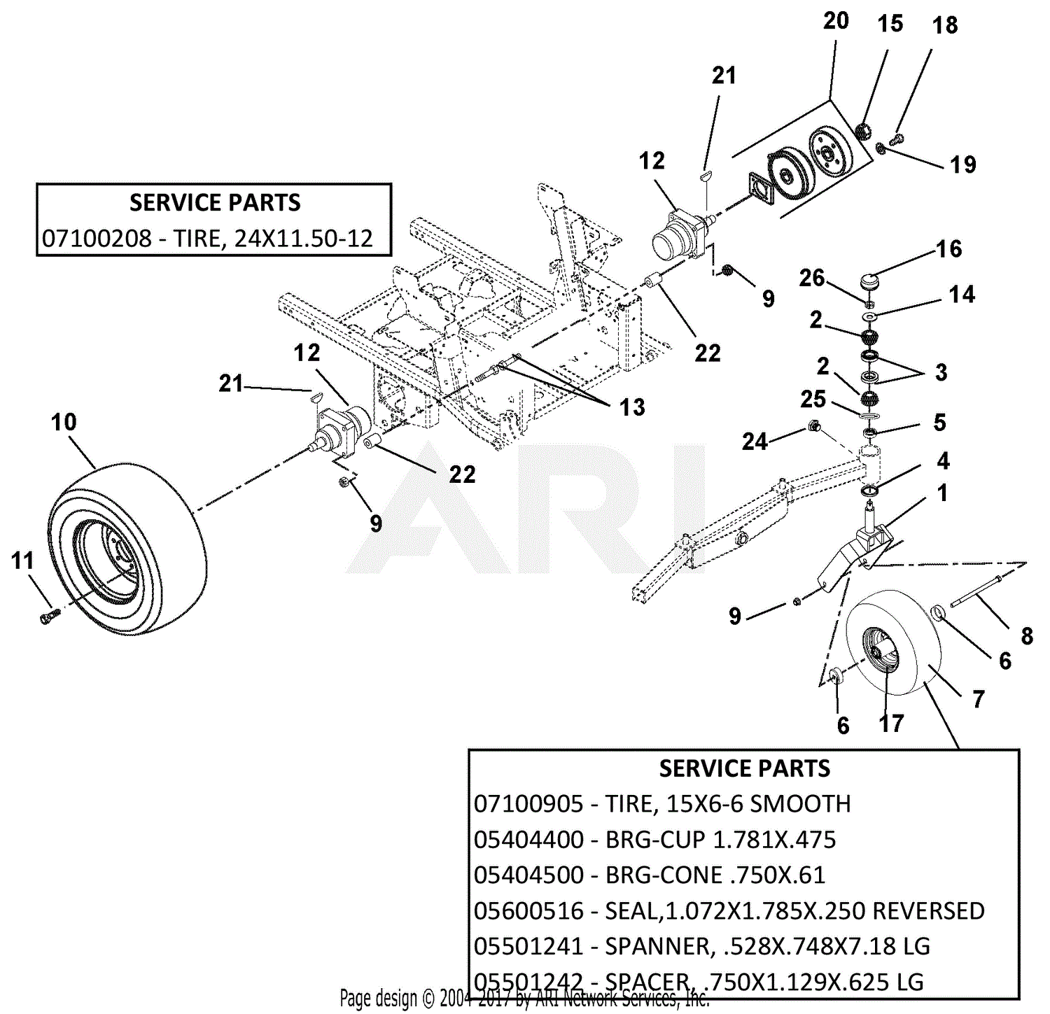 Gravely 992217 (030000 - 040999) Pro-Master 260H Parts Diagram for ...