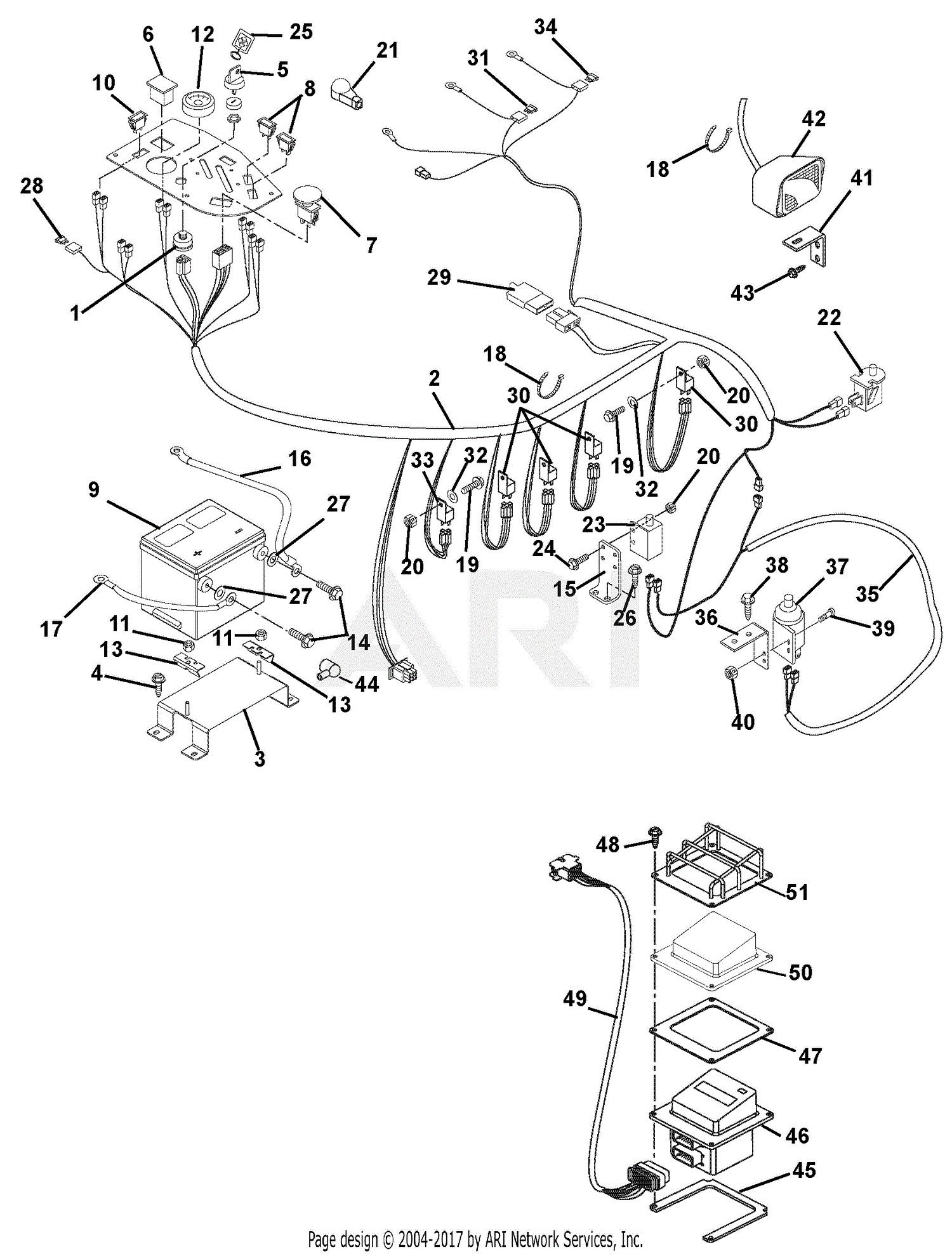 Gravely 992317 (001000 - 001500) 31HP - 60