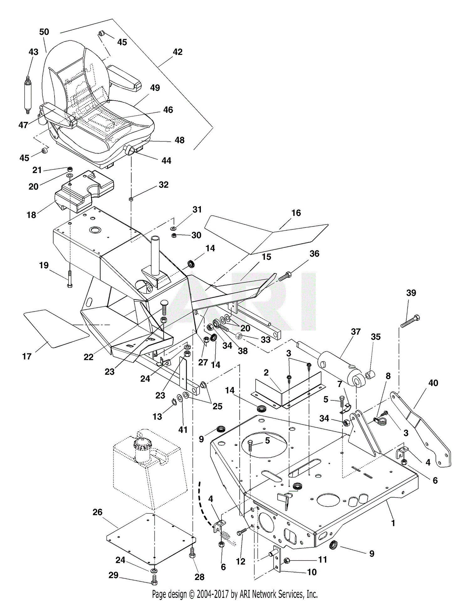 Gravely 990018 (000101 - 000999) PM310, 25hp Kohler Parts Diagram for ...